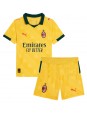 AC Milan Samuele Ricci #4 Alternativní dres pro děti 2025-26 Krátký Rukáv (+ trenýrky)